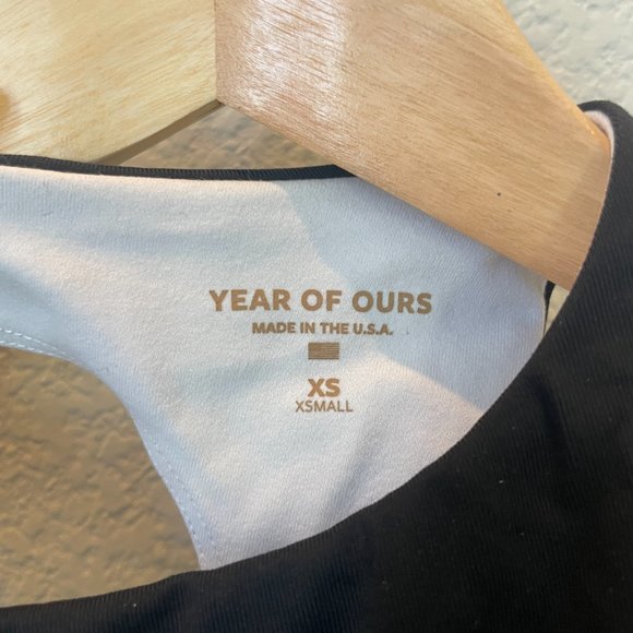 Year of Ours Black Open Back Sports Bra - Picture 4 of 4